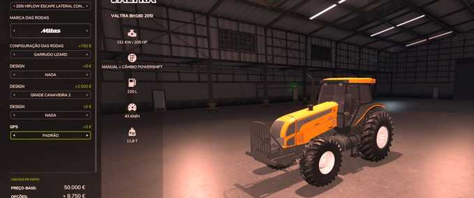 Valtra Valtra BH 180 205i Landwirtschafts Simulator mod