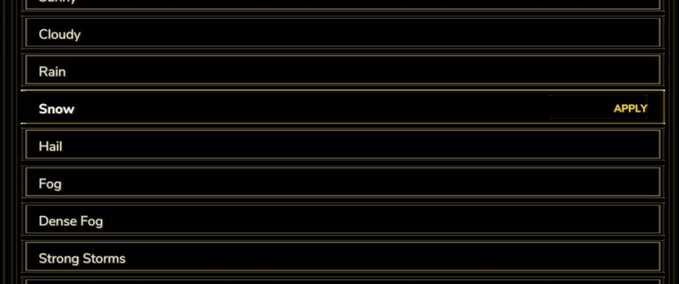 Scripte Wetterkontrolle Landwirtschafts Simulator mod