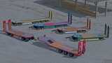 Fliegl Low Loader Trailers Pack Mod Thumbnail