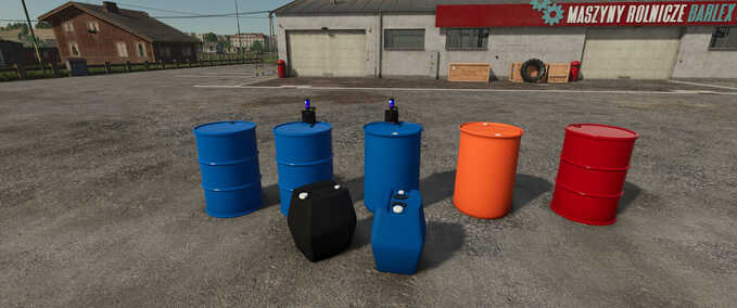 Other trailers Portable Diesel Tank Farming Simulator mod