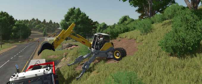 Exevators Menzi Muck M545 Farming Simulator mod