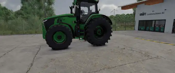 Tractors John Deere 7R with Front Loader Farming Simulator mod