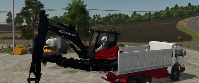 Exevators Euromach R1055F Farming Simulator mod