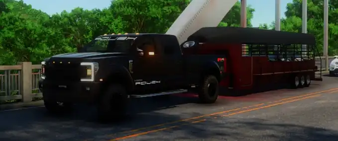 Animal Transport Swift Built Horse Trailer Farming Simulator mod