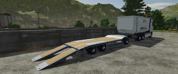 Low Loaders Fliegl DTS-5 Low Loader Farming Simulator mod