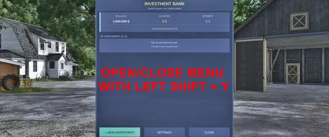 Scripts Investment System Farming Simulator mod