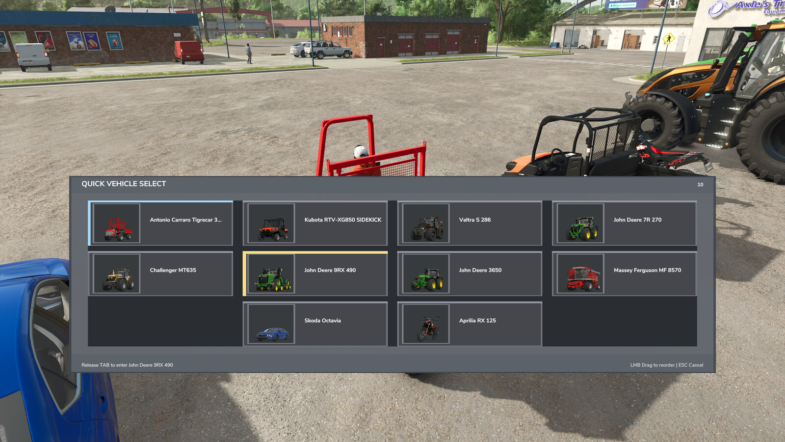 Quick Vehicle Select - Thumbnail 1