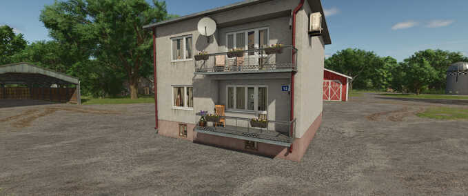 Buildings Two Story House Farming Simulator mod