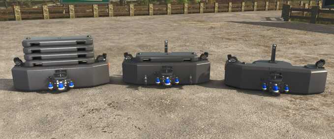 Hi-Vis LED-Licht Traktor Frontgewicht Mod Image