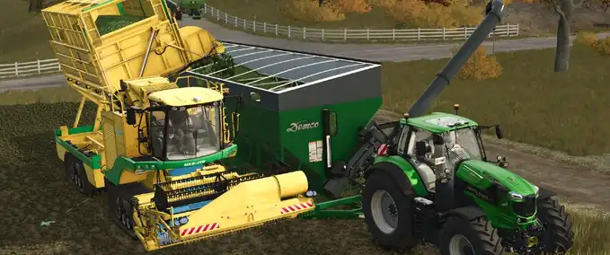 Überladewagen Demco HarvestLink Landwirtschafts Simulator mod