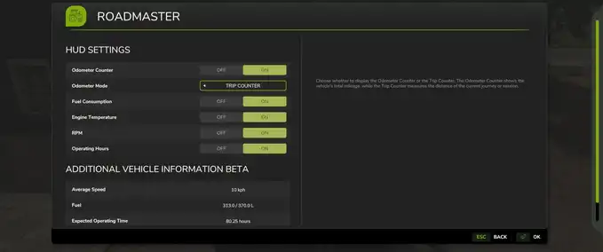 Gameplay RoadMaster Farming Simulator mod