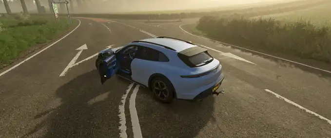 Cars Porsche Taycan 4 Cross Turismo Farming Simulator mod