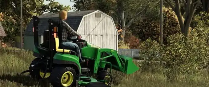 Tractors John Deere 1023E Farming Simulator mod