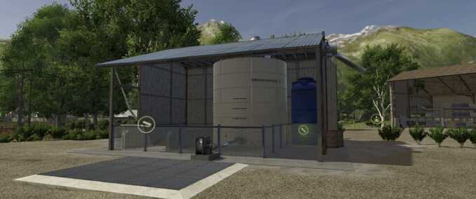 Factories Fertilizer and Herbicide Production and Sales Outlet Farming Simulator mod