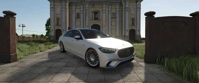 Cars Mercedes Benz S63E AMG Farming Simulator mod