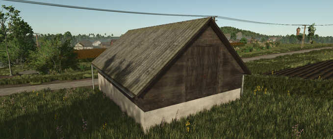 Prefab Small Old Shed Farming Simulator mod