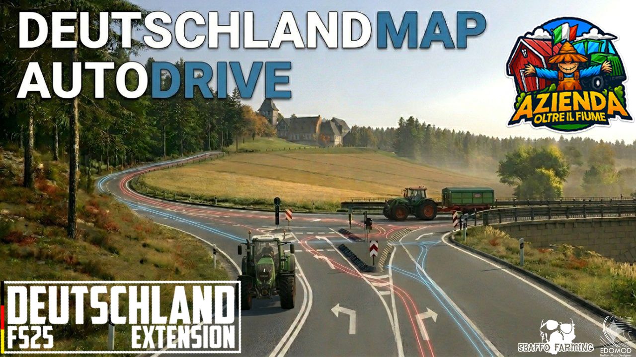 Autodrive Routes for Deutschland Map - Thumbnail 1