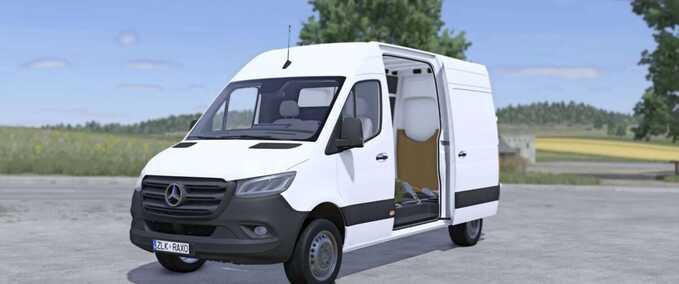 Cars Mercedes Benz Sprinter 2021 Farming Simulator mod