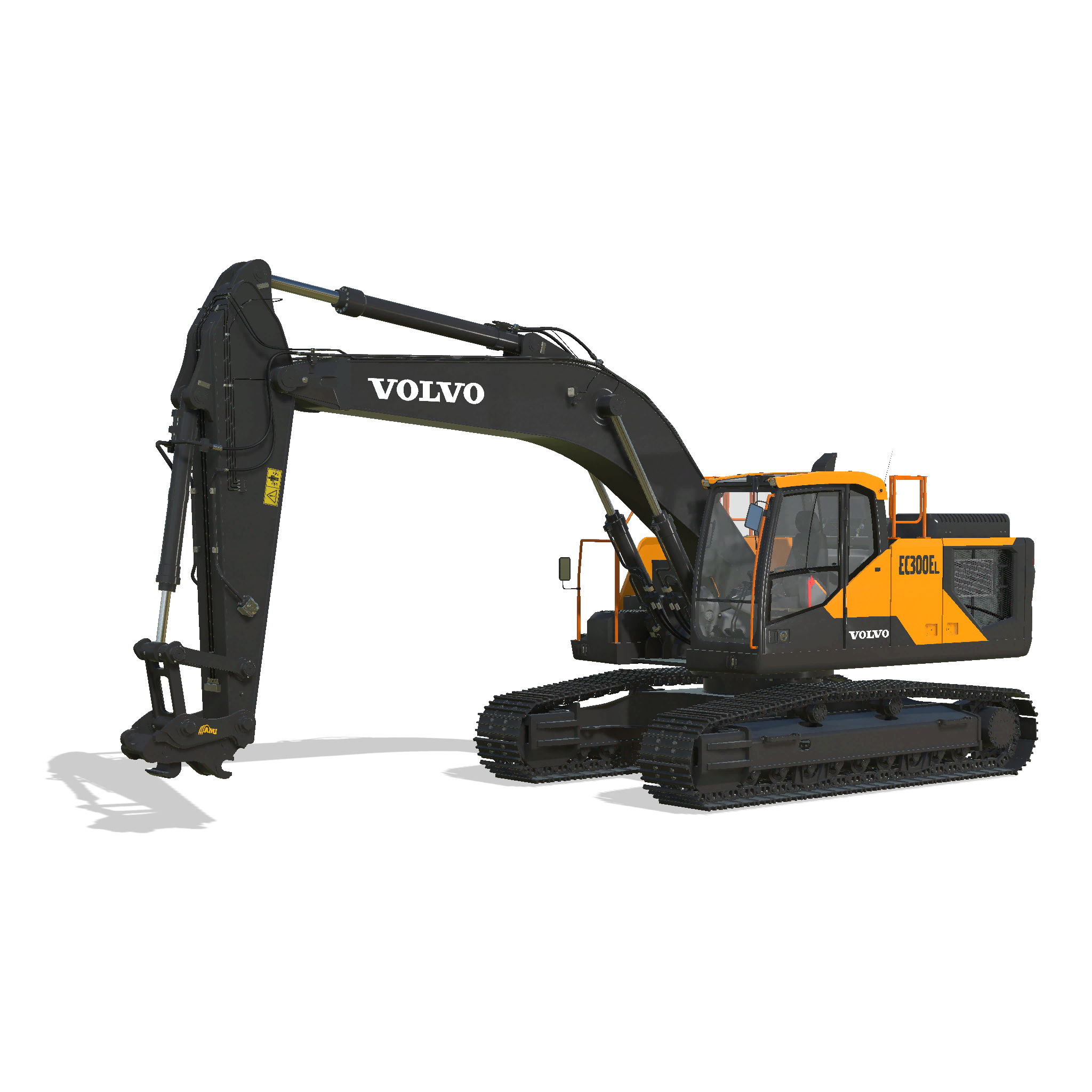 Volvo EC300LR Long Reach Excavator - Thumbnail 1
