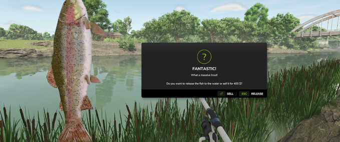 Gameplay Fast Fishing Farming Simulator mod