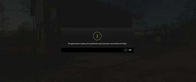 Gameplay Start in Spring Farming Simulator mod