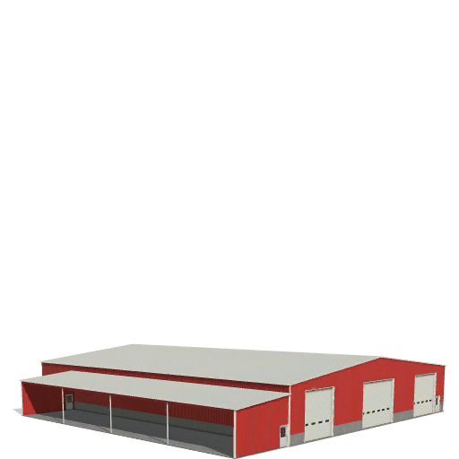 Large Metal Drive-Thru Garage - Thumbnail 1