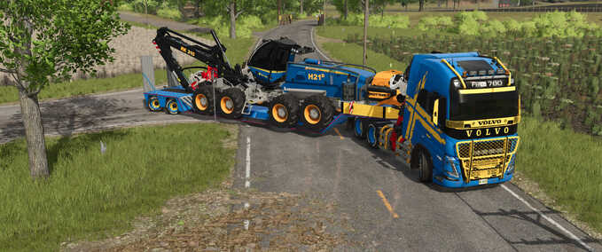Low Loaders Lizard Forestry Special Lowloader TLS39 Farming Simulator mod
