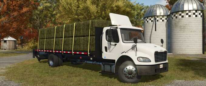 Trucks Freightliner M2 Stakebed with AutoLoad Farming Simulator mod