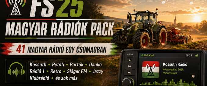 Addons Ungarische Radiosender Landwirtschafts Simulator mod