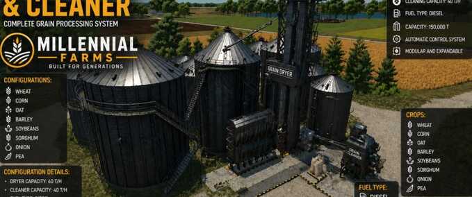 Factories Grain Dryer Farming Simulator mod