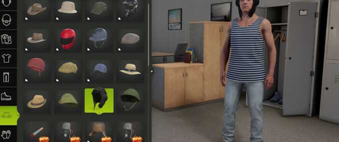 Clothing Set of Hats Farming Simulator mod