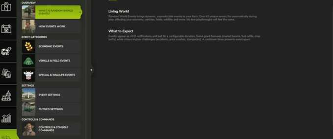 Scripts Random World Events Farming Simulator mod