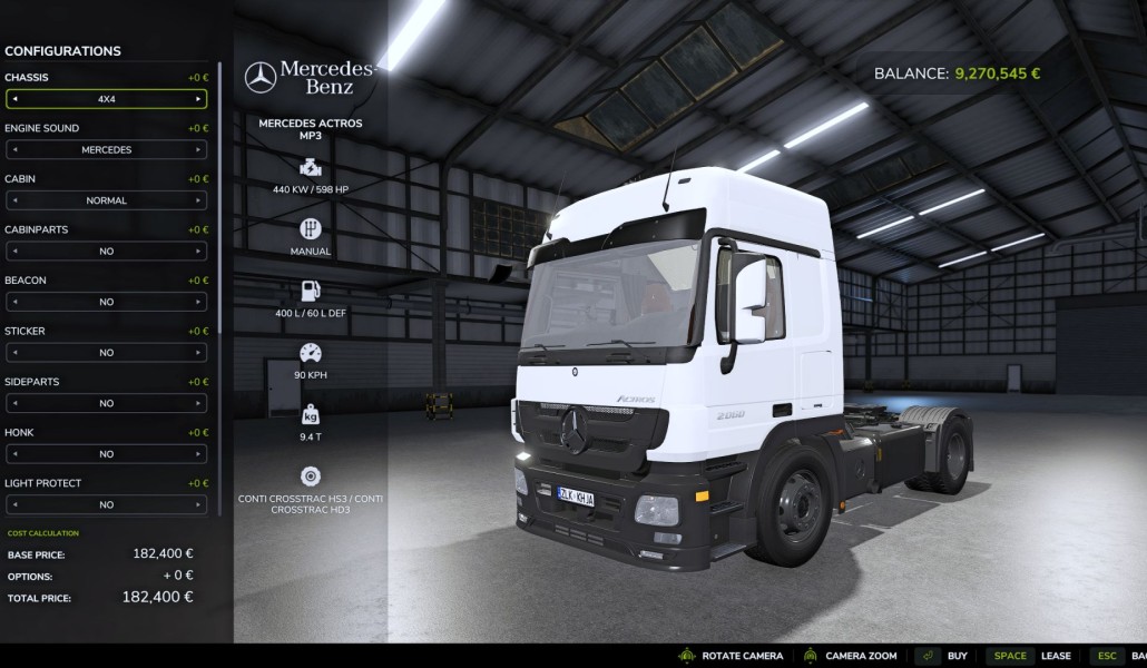 Mercedes Actros MP3 - Thumbnail 1