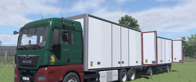Trucks MAN TGX 26640 Box Pack Farming Simulator mod