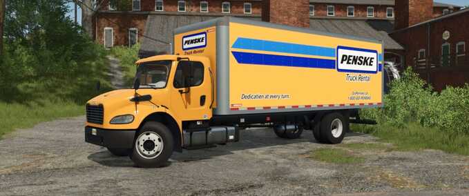 Trucks Freightliner M2 Box Truck Farming Simulator mod