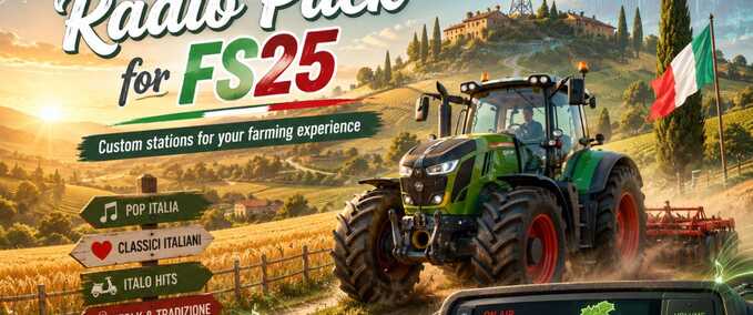 Addons Italian Radio Stations Farming Simulator mod