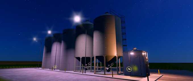 Silos Meridian Lagerplatz Landwirtschafts Simulator mod