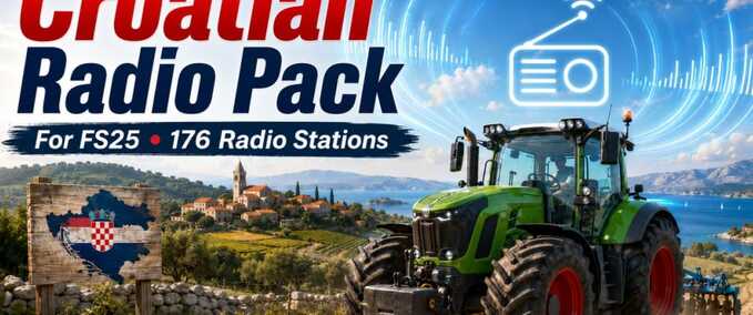 Addons Croatian Radio Stations Farming Simulator mod