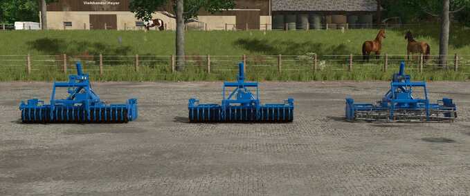 Cultivators & Harrows Rabe MKE 250 Power Harrow Farming Simulator mod