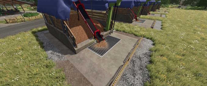 Silos Root Crop and Wood Chip Storage Farming Simulator mod