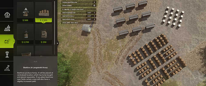 Addons Construction Helper Farming Simulator mod