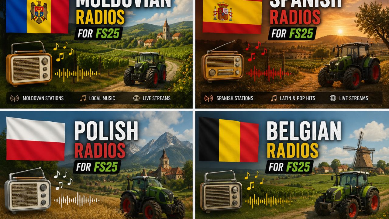Belgian, Spain, Moldovan, Polish Radio Stations - Thumbnail 1