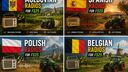 Belgian, Spain, Moldovan, Polish Radio Stations