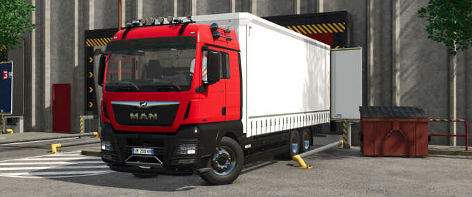 Trucks MAN TGX 26.640 Curtainsider Farming Simulator mod