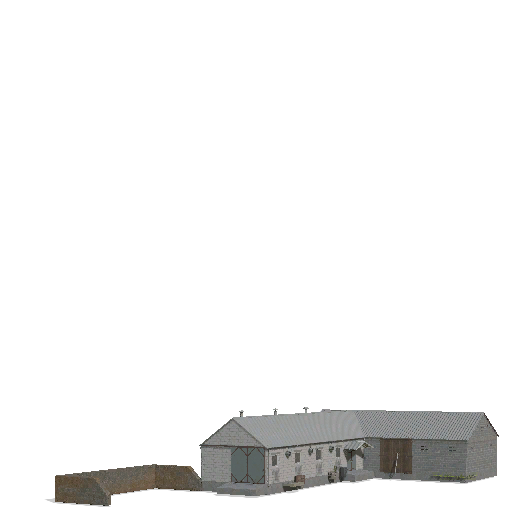 Polish Cow Barn With Storage - Thumbnail 1