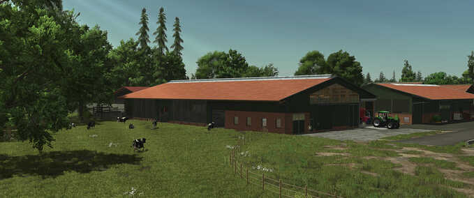 Animal Pens Modern Cow Barn Farming Simulator mod