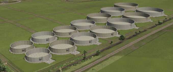 Silos Liquid Manure and Digestate Tanks and Expansions Farming Simulator mod