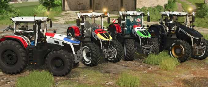 Massey Ferguson 9S Patriotic Mod Image