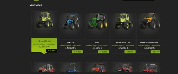 Addons Vehicle Trade-in Farming Simulator mod