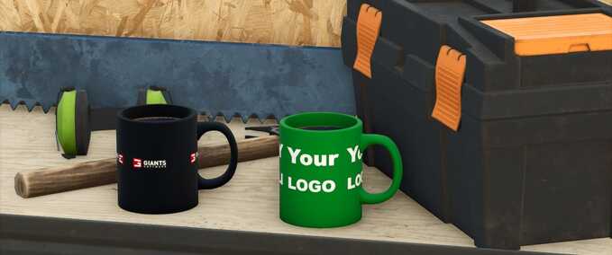 Prefab GIANTS Software Coffee Mug Prefab Farming Simulator mod